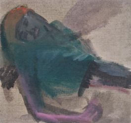 Sommeil profond 2004 acrylique sur toile, 35x35cm