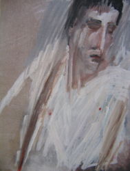 Sommeil profond 2005 acrylique sur toile, 35X27cm