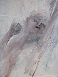 Sommeil 2005 profond acrylique sur toile,35x27cm