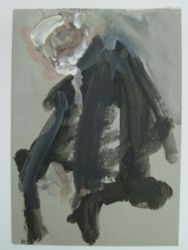 Crète 2002 acrylique sur carton, 20,5x14,5cm