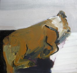 Lulu 2011 acrylique sur toile, 20x20cm