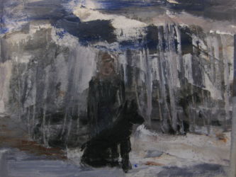 Ruines 2013 acrylique sur toile, 19x24cm