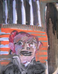 Alice 2008 acrylique sur papier, 29x21cm