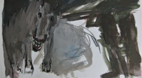 Une autre histoire 2018 acrylique 20x36cm