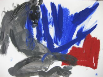 Une autre histoire 2017 pastel gras 32x40cm