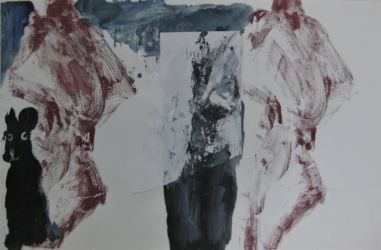 Une autre histoire 2018 acrylique 32x50cm