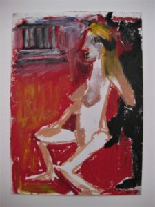 Une autre histoire 2020 pastel sur papier 17,5x12,5cm