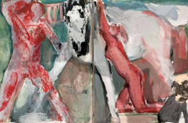 Mutation 2022 acrylique sur toile 35x27cm